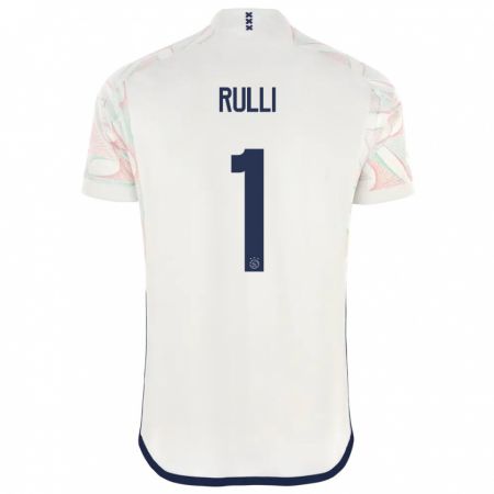 Kandiny Herren Gerónimo Rulli #1 Weiß Auswärtstrikot Trikot 2023/24 T-Shirt