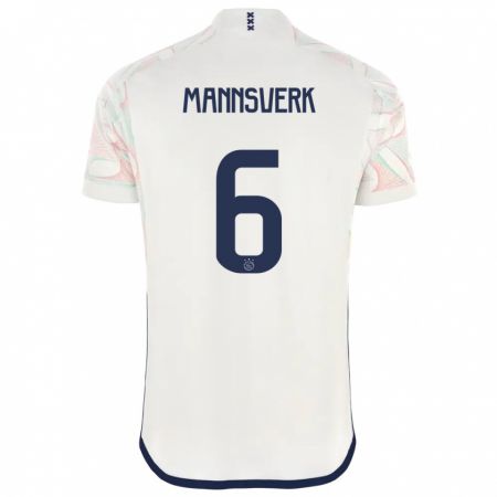 Kandiny Herren Sivert Mannsverk #6 Weiß Auswärtstrikot Trikot 2023/24 T-Shirt