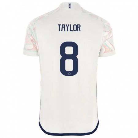 Kandiny Herren Kenneth Taylor #8 Weiß Auswärtstrikot Trikot 2023/24 T-Shirt