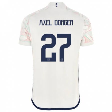 Kandiny Herren Amourricho Van Axel Dongen #27 Weiß Auswärtstrikot Trikot 2023/24 T-Shirt