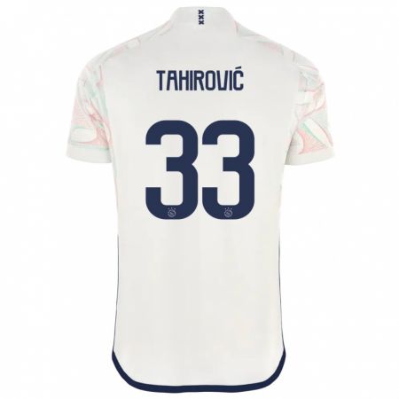 Kandiny Herren Benjamin Tahirovic #33 Weiß Auswärtstrikot Trikot 2023/24 T-Shirt