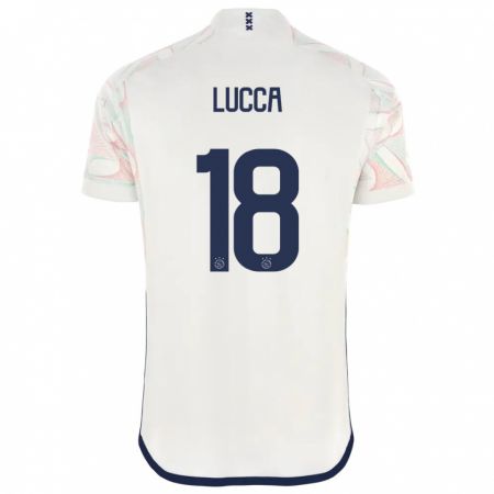 Kandiny Herren Lorenzo Lucca #18 Weiß Auswärtstrikot Trikot 2023/24 T-Shirt