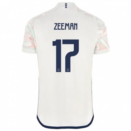 Kandiny Herren Kelly Zeeman #17 Weiß Auswärtstrikot Trikot 2023/24 T-Shirt