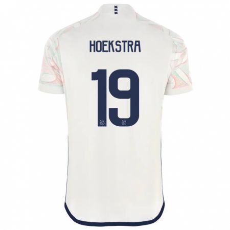 Kandiny Herren Tiny Hoekstra #19 Weiß Auswärtstrikot Trikot 2023/24 T-Shirt