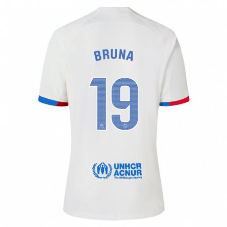 Kandiny Herren Bruna Vilamala #19 Weiß Auswärtstrikot Trikot 2023/24 T-Shirt