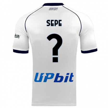 Kandiny Herren Mauro Sepe #0 Weiß Auswärtstrikot Trikot 2023/24 T-Shirt