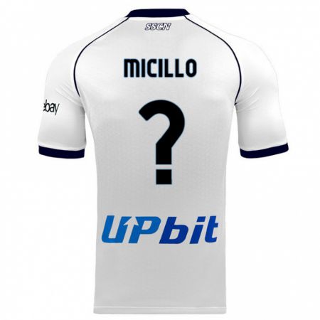 Kandiny Herren Salvatore Micillo #0 Weiß Auswärtstrikot Trikot 2023/24 T-Shirt