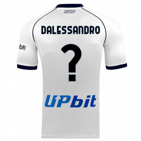 Kandiny Herren Nicola Dalessandro #0 Weiß Auswärtstrikot Trikot 2023/24 T-Shirt