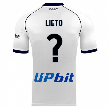 Kandiny Herren Angelo Lieto #0 Weiß Auswärtstrikot Trikot 2023/24 T-Shirt