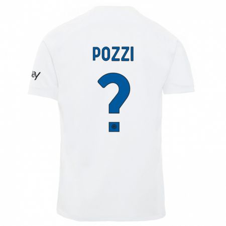 Kandiny Herren Andrea Pozzi #0 Weiß Auswärtstrikot Trikot 2023/24 T-Shirt