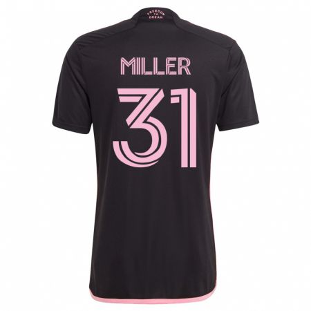 Kandiny Herren Kamal Miller #31 Schwarz Auswärtstrikot Trikot 2023/24 T-Shirt