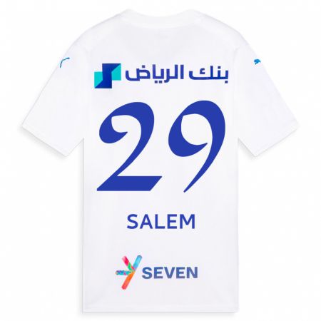 Kandiny Herren Salem Al-Dawsari #29 Weiß Auswärtstrikot Trikot 2023/24 T-Shirt