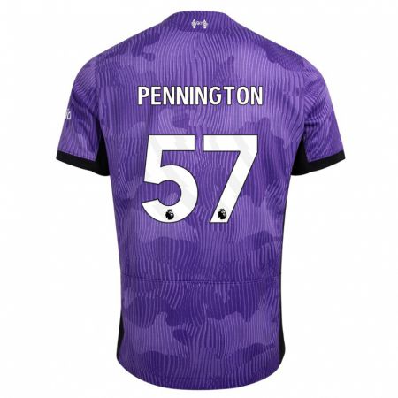 Kandiny Herren Cody Pennington #57 Lila Ausweichtrikot Trikot 2023/24 T-Shirt