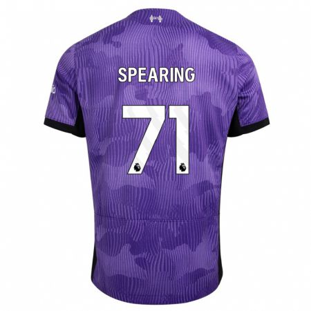 Kandiny Herren Jay Spearing #71 Lila Ausweichtrikot Trikot 2023/24 T-Shirt