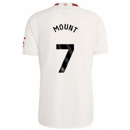 Kandiny Herren Mason Mount #7 Weiß Ausweichtrikot Trikot 2023/24 T-Shirt