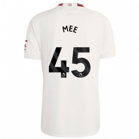 Kandiny Herren Dermot Mee #45 Weiß Ausweichtrikot Trikot 2023/24 T-Shirt