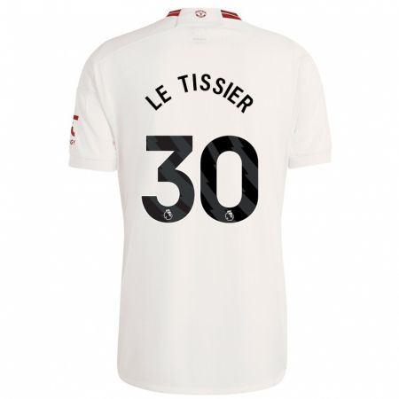 Kandiny Herren Maya Le Tissier #30 Weiß Ausweichtrikot Trikot 2023/24 T-Shirt