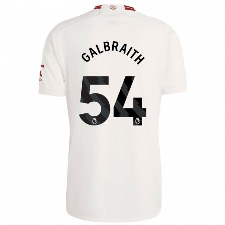 Kandiny Herren Ethan Galbraith #54 Weiß Ausweichtrikot Trikot 2023/24 T-Shirt