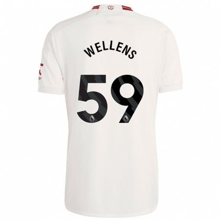 Kandiny Herren Charlie Wellens #59 Weiß Ausweichtrikot Trikot 2023/24 T-Shirt