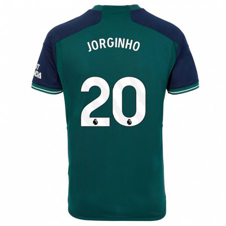 Kandiny Herren Jorginho #20 Grün Ausweichtrikot Trikot 2023/24 T-Shirt