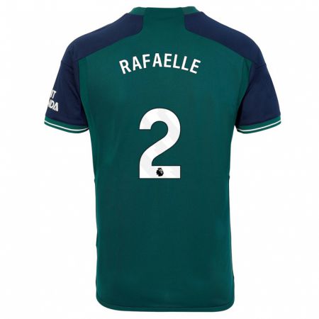 Kandiny Herren Rafaelle Souza #2 Grün Ausweichtrikot Trikot 2023/24 T-Shirt