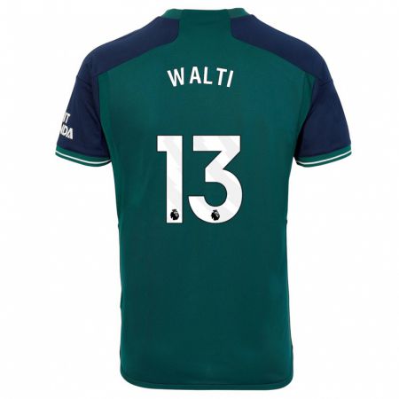 Kandiny Herren Lia Walti #13 Grün Ausweichtrikot Trikot 2023/24 T-Shirt