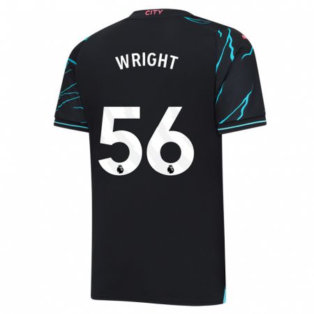 Kandiny Herren Jacob Wright #56 Dunkelblau Ausweichtrikot Trikot 2023/24 T-Shirt