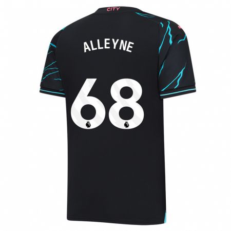 Kandiny Herren Max Alleyne #68 Dunkelblau Ausweichtrikot Trikot 2023/24 T-Shirt