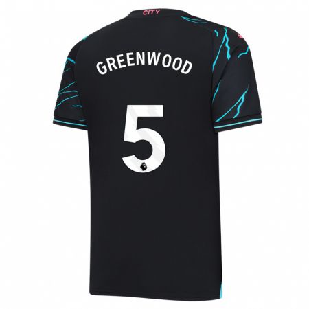 Kandiny Herren Alex Greenwood #5 Dunkelblau Ausweichtrikot Trikot 2023/24 T-Shirt
