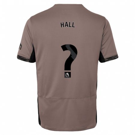 Kandiny Herren Tyrese Hall #0 Dunkelbeige Ausweichtrikot Trikot 2023/24 T-Shirt