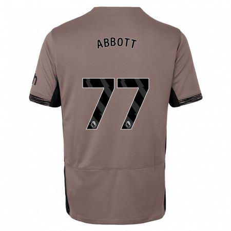 Kandiny Herren George Abbott #77 Dunkelbeige Ausweichtrikot Trikot 2023/24 T-Shirt