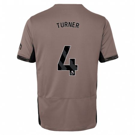 Kandiny Herren Amy Turner #4 Dunkelbeige Ausweichtrikot Trikot 2023/24 T-Shirt