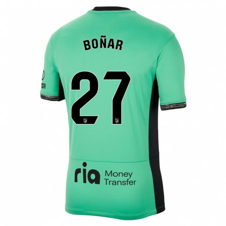 Kandiny Herren Javier Boñar #27 Frühlingsgrün Ausweichtrikot Trikot 2023/24 T-Shirt