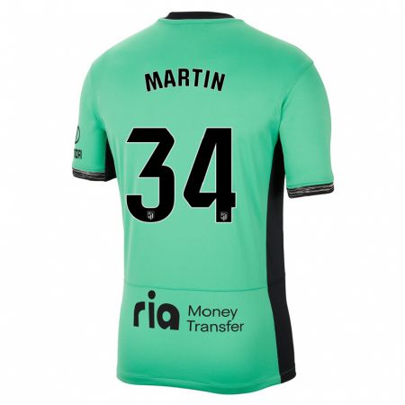 Kandiny Herren Carlos Martin #34 Frühlingsgrün Ausweichtrikot Trikot 2023/24 T-Shirt
