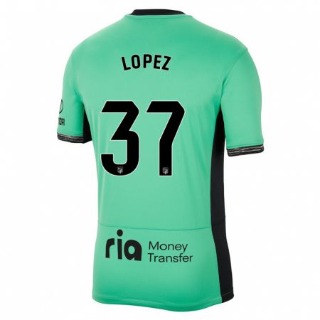 Kandiny Herren Alex Lopez #37 Frühlingsgrün Ausweichtrikot Trikot 2023/24 T-Shirt