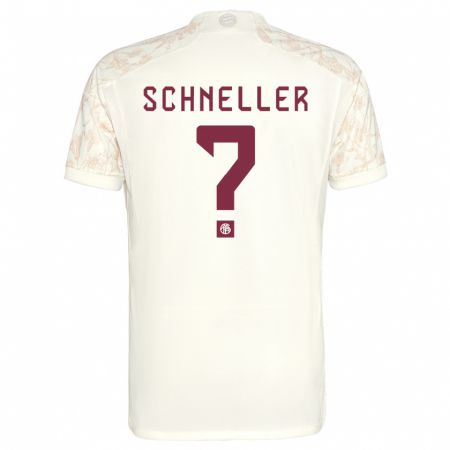 Kandiny Herren Lukas Schneller #0 Cremefarben Ausweichtrikot Trikot 2023/24 T-Shirt