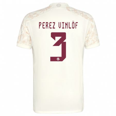 Kandiny Herren Matteo Perez Vinlöf #3 Cremefarben Ausweichtrikot Trikot 2023/24 T-Shirt