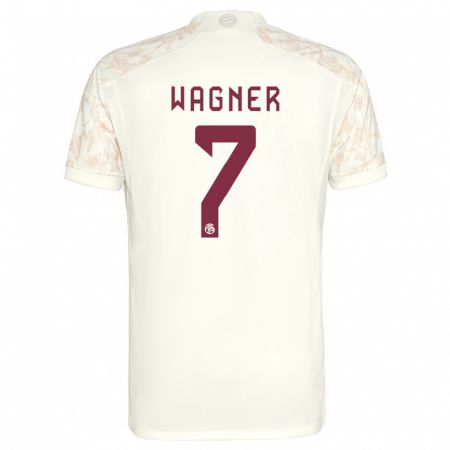 Kandiny Herren Maximilian Wagner #7 Cremefarben Ausweichtrikot Trikot 2023/24 T-Shirt
