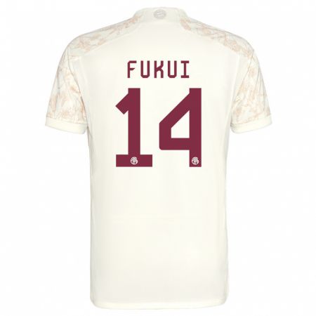 Kandiny Herren Taichi Fukui #14 Cremefarben Ausweichtrikot Trikot 2023/24 T-Shirt