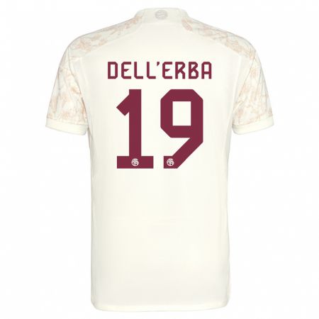 Kandiny Herren Davide Dell'erba #19 Cremefarben Ausweichtrikot Trikot 2023/24 T-Shirt