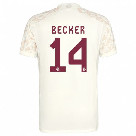 Kandiny Herren Lennard Becker #14 Cremefarben Ausweichtrikot Trikot 2023/24 T-Shirt