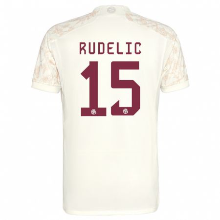 Kandiny Herren Ivana Rudelic #15 Cremefarben Ausweichtrikot Trikot 2023/24 T-Shirt