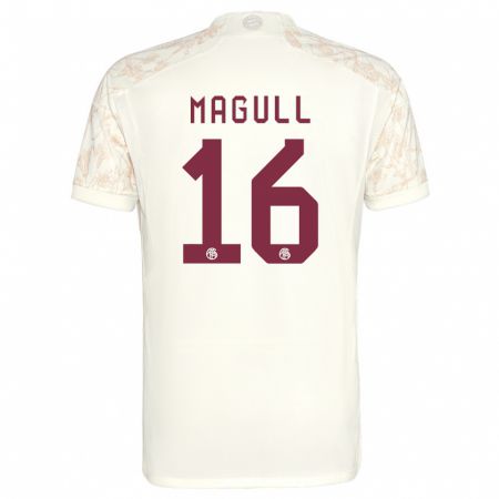 Kandiny Herren Lina Magull #16 Cremefarben Ausweichtrikot Trikot 2023/24 T-Shirt
