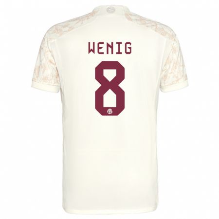 Kandiny Herren Marcel Wenig #8 Cremefarben Ausweichtrikot Trikot 2023/24 T-Shirt