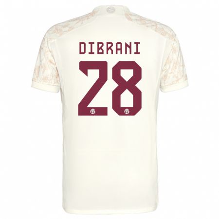 Kandiny Herren Benjamin Dibrani #28 Cremefarben Ausweichtrikot Trikot 2023/24 T-Shirt