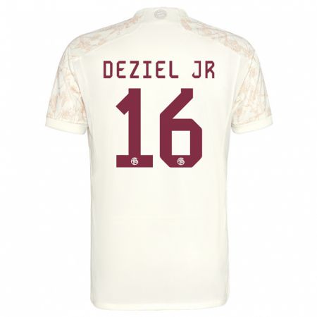 Kandiny Herren Robert Deziel Jr #16 Cremefarben Ausweichtrikot Trikot 2023/24 T-Shirt