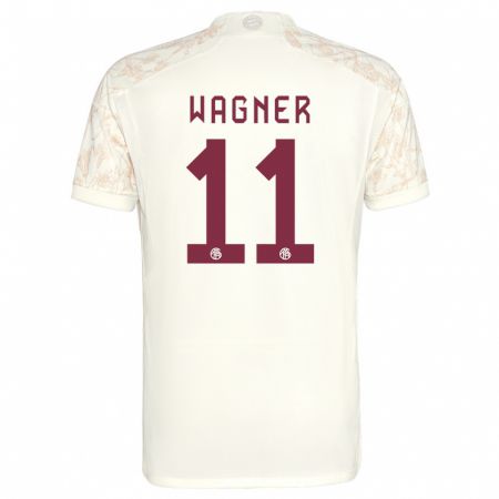 Kandiny Herren Ricardo Wagner #11 Cremefarben Ausweichtrikot Trikot 2023/24 T-Shirt