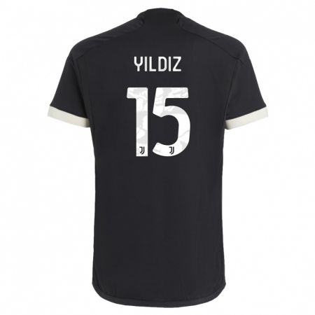 Kandiny Herren Kenan Yildiz #0 Schwarz Ausweichtrikot Trikot 2023/24 T-Shirt