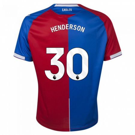Kandiny Damen Dean Henderson #30 Rot Blau Heimtrikot Trikot 2023/24 T-Shirt