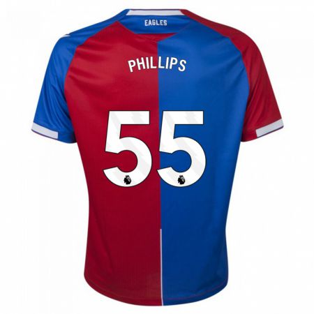 Kandiny Damen Killian Phillips #55 Rot Blau Heimtrikot Trikot 2023/24 T-Shirt